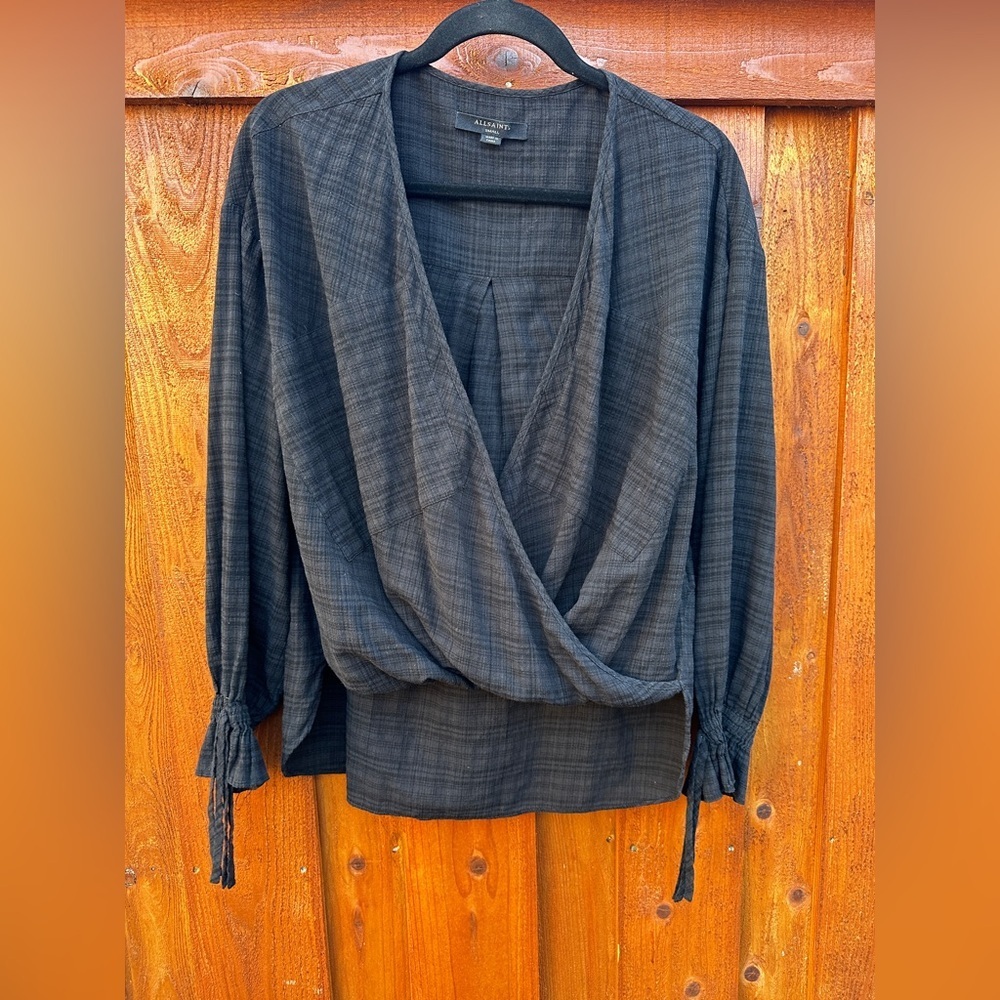 Allsaints wrap top